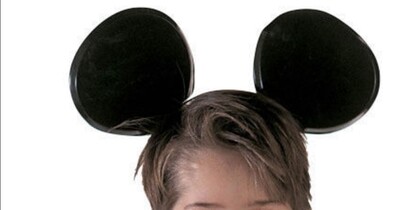 Carnaval accessoire serre-tête oreilles de souris 
