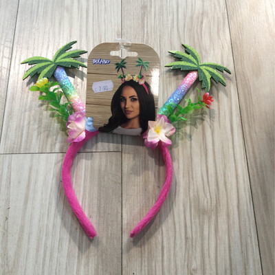 Serre-tête palmier Hawaï Carnaval Boland