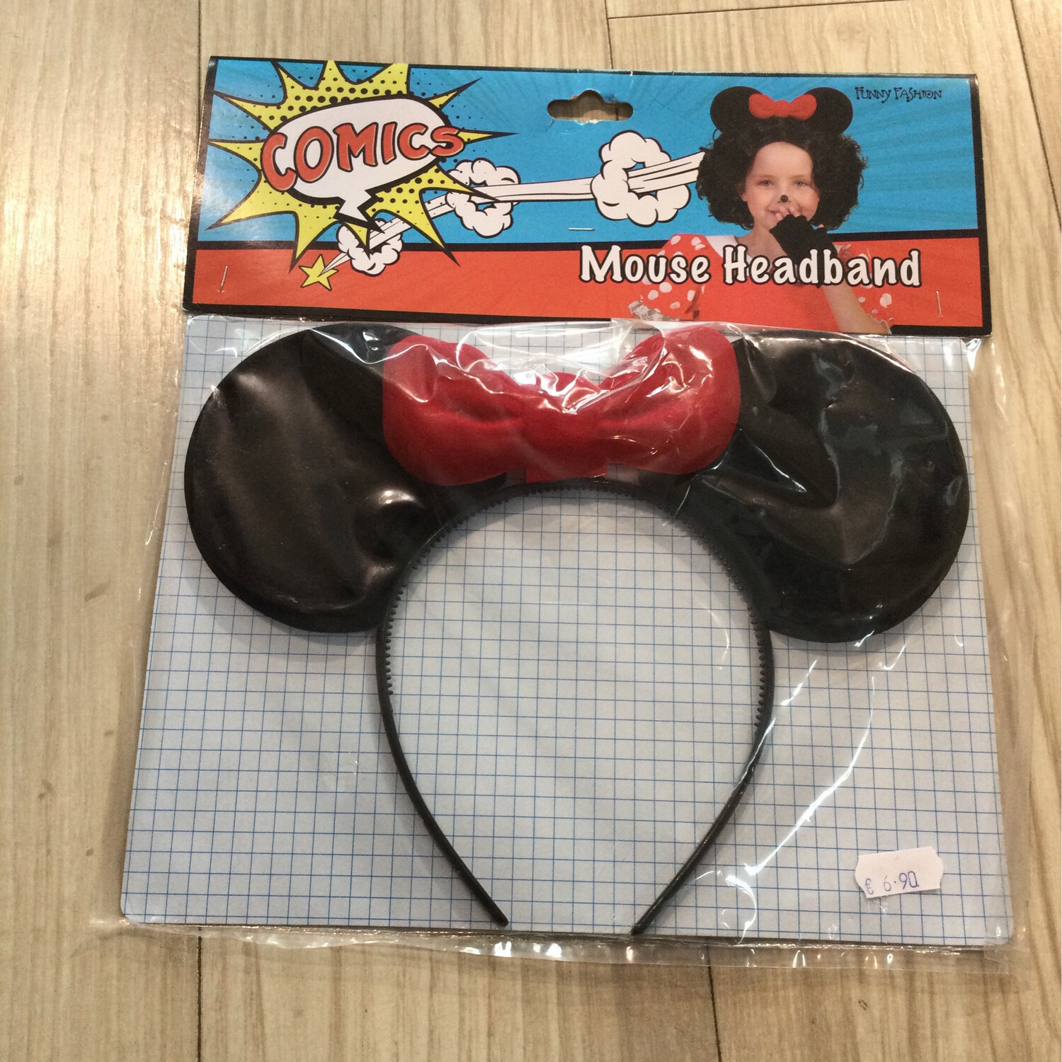 Serre-tête Carnaval oreilles de souris fille Funny Fashion 