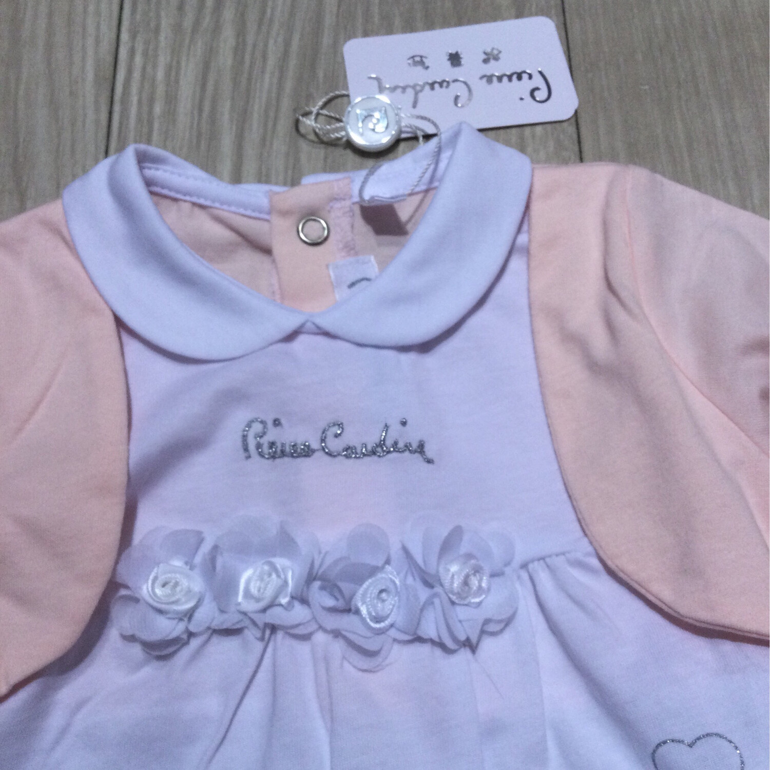 Grenouillère bébé fille Pierre Cardin