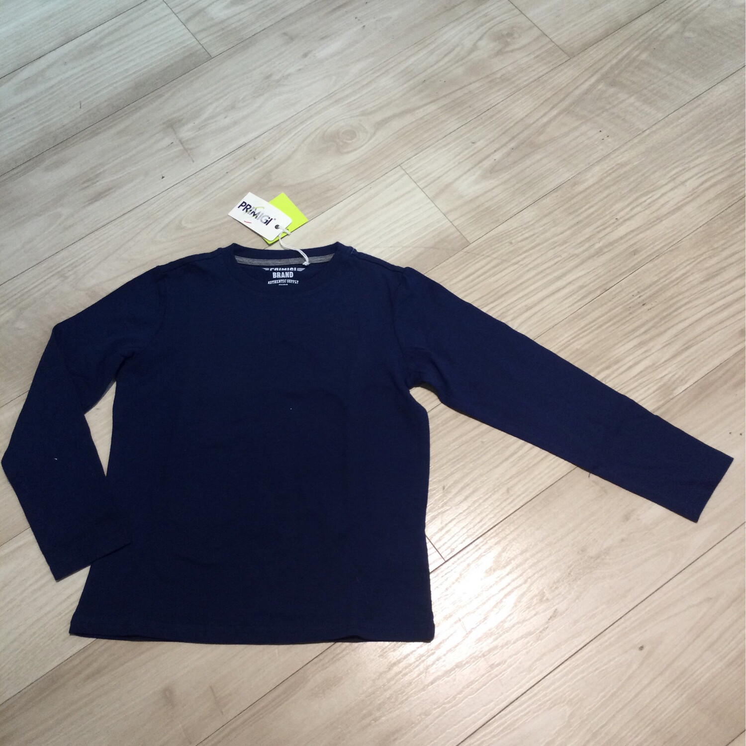 t-shirt garcon m/l bleu primigi