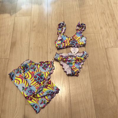 Bikini + paréo pour fille Gocce di Mare