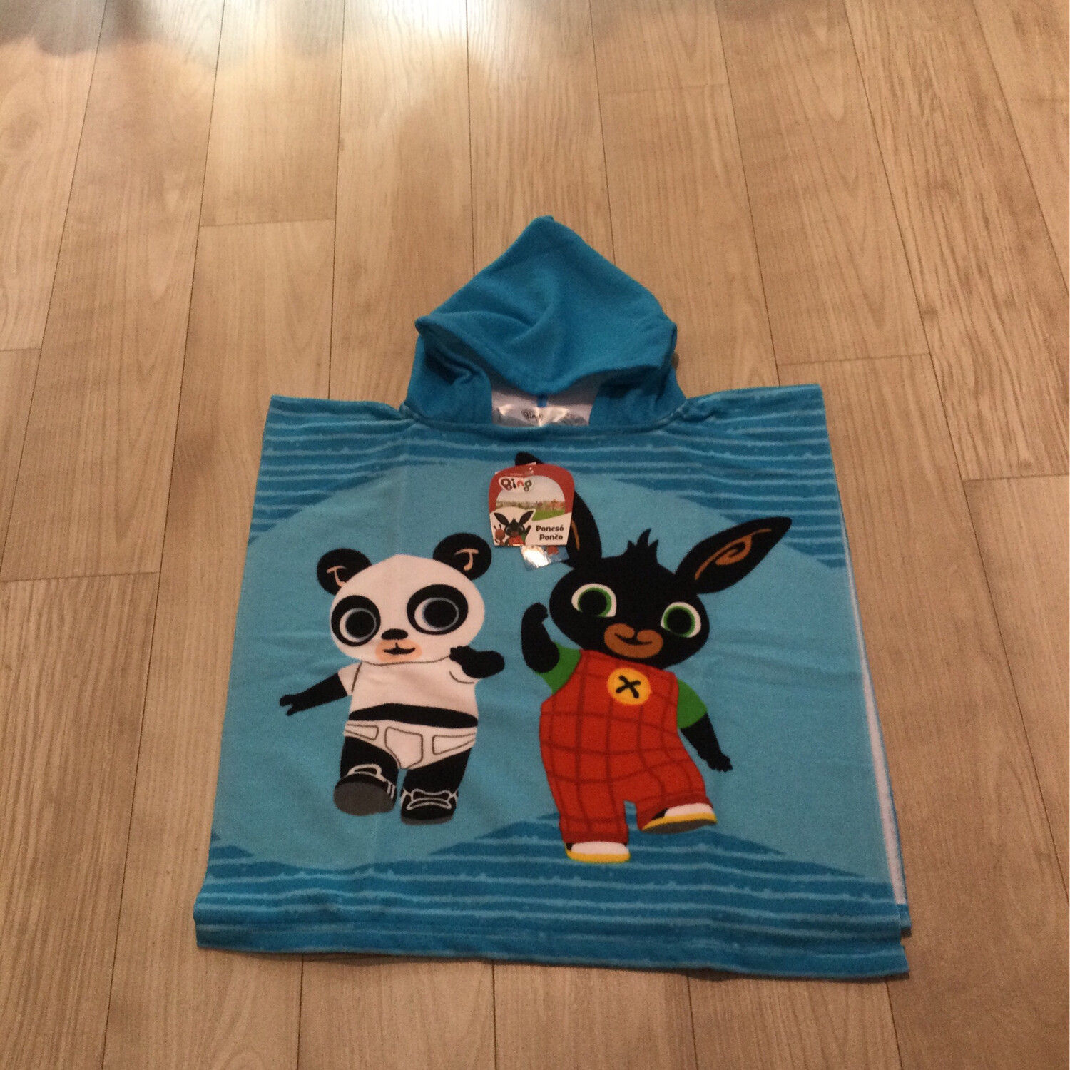 poncho de plage unisexe bing