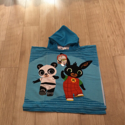 poncho de plage unisexe bing