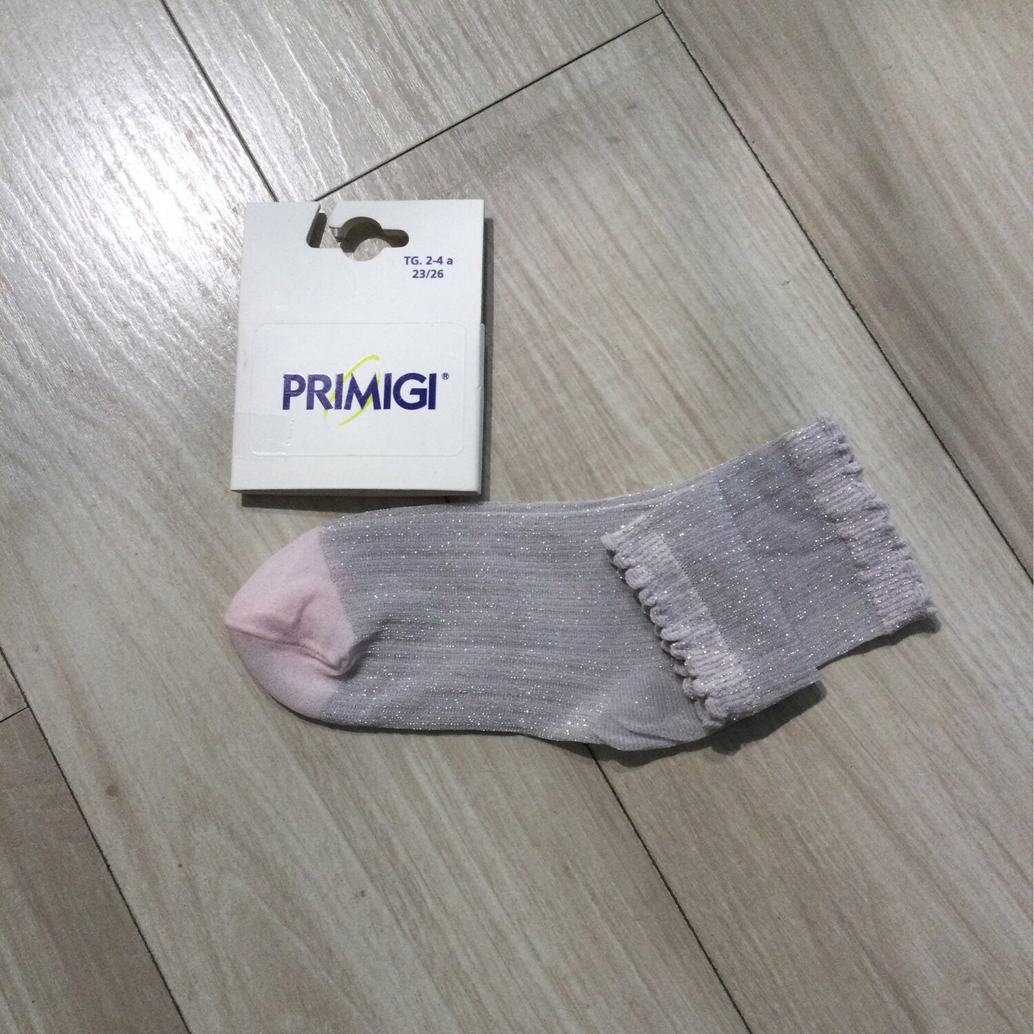 chaussettes courtes lurex primigi