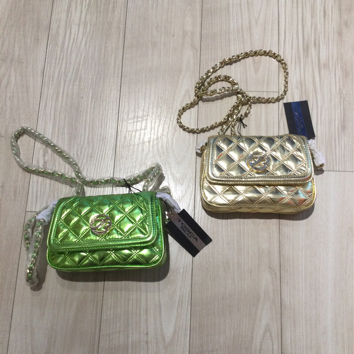 sac femme dore tosca blu