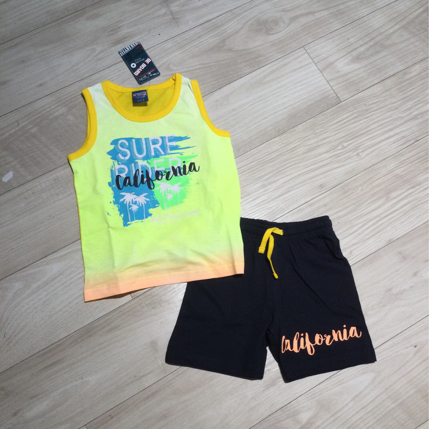 Ensemble t-shirt /short été garçon be-board