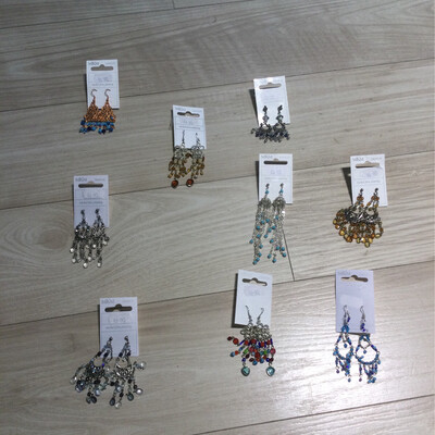 boucles d`oreilles pendentifs  chandeliers  MKM