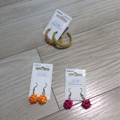 boucles d’oreilles silicone MKM