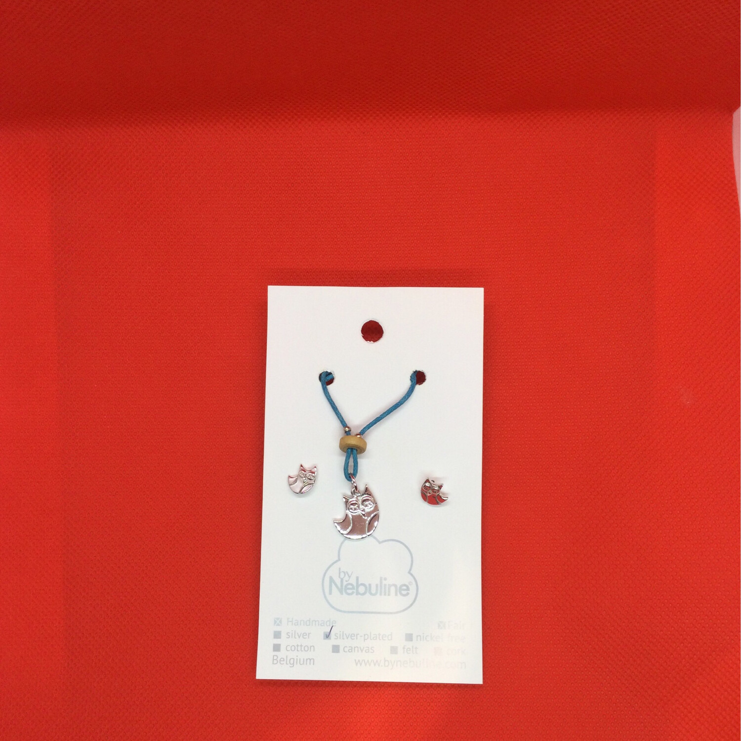 Ensemble collier pendentif et boucles d’oreilles nebuline