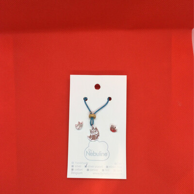 Ensemble collier pendentif et boucles d’oreilles nebuline
