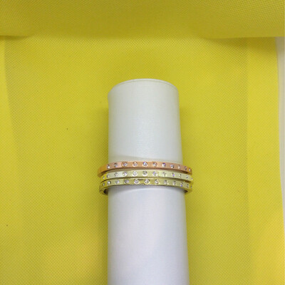 3 bracelets or rose/or jaune/or blanc/ lucifer`s luxury