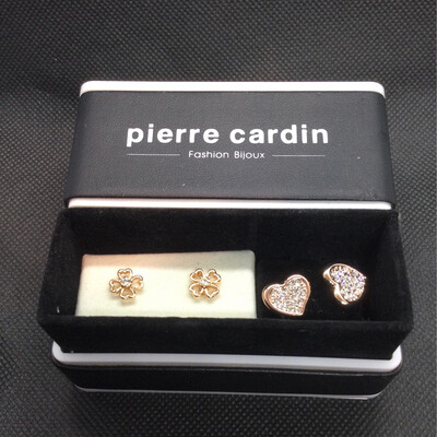 Set de 2 paires de boucles d’oreilles Pierre Cardin