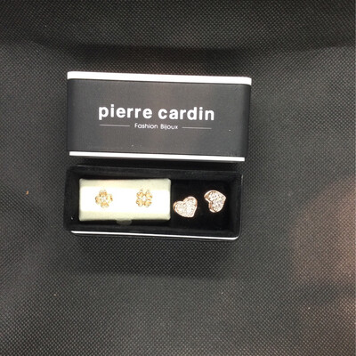 Set de 2 paires de boucles d’oreilles Pierre Cardin