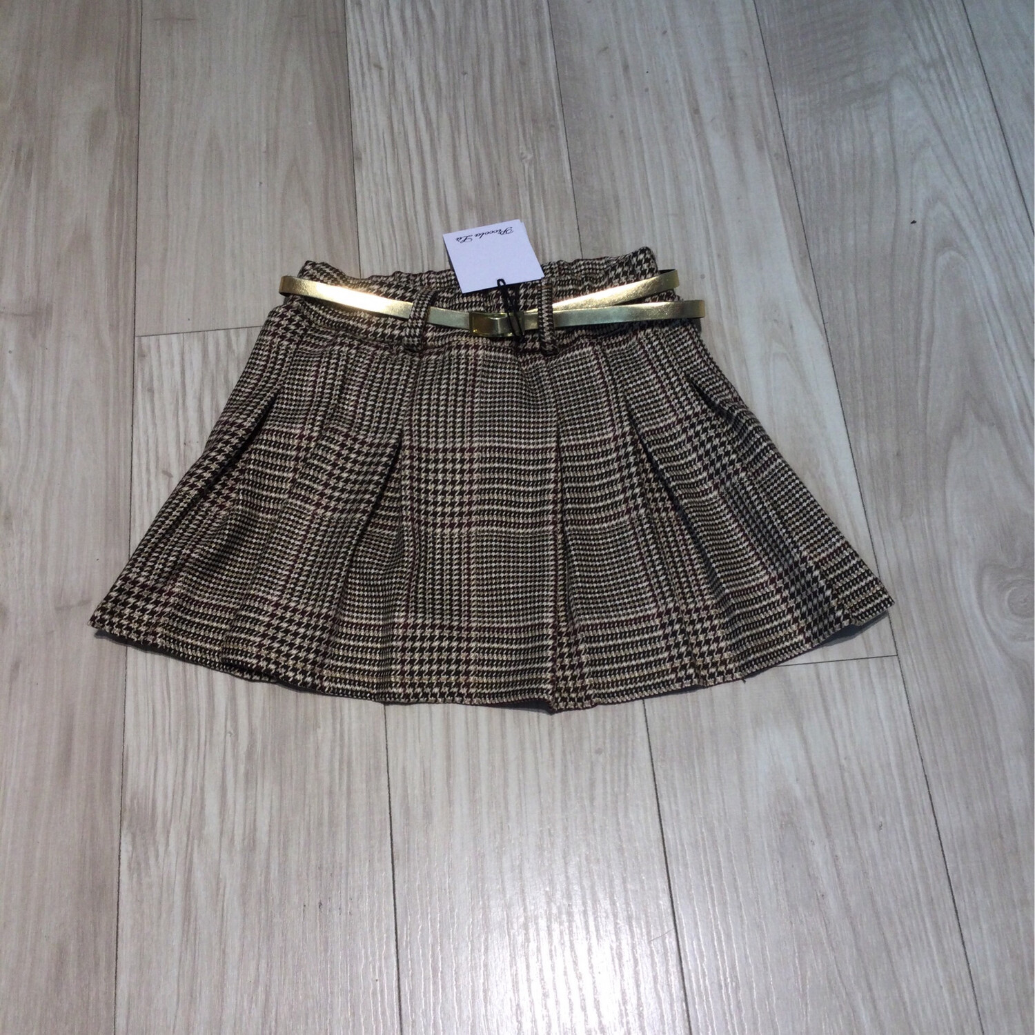 jupe à carreaux fille Piccola Lu