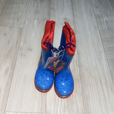 bottes pluie garçon spiderman 