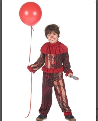 Déguisement Halloween clown maléfique garçon Jadeo