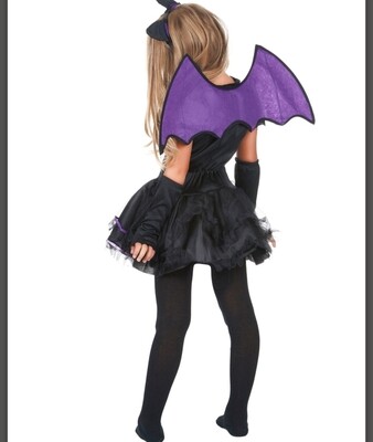 Déguisement Halloween fille chauve-souris Jadeo