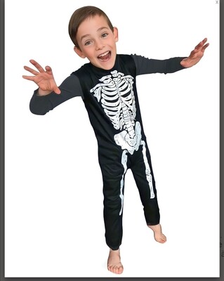 Déguisement Halloween squelette enfant Jadeo 