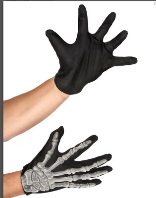 Gants squelette Halloween 