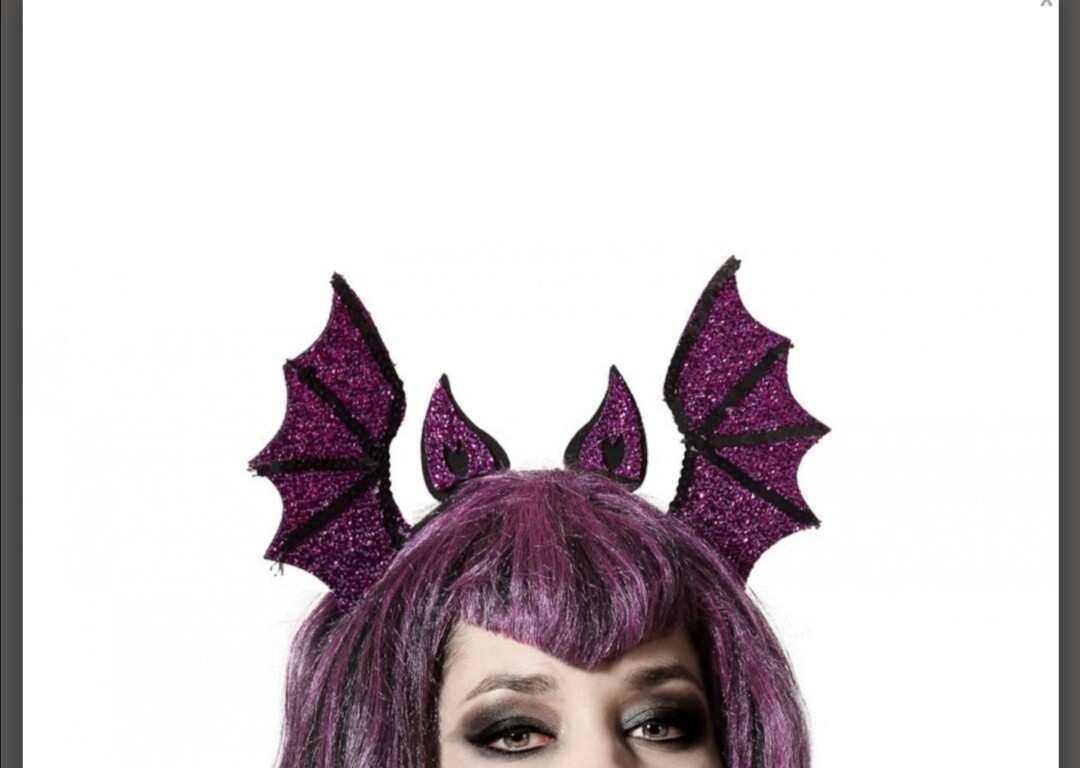 Serre-tête Halloween chauve-souris adulte 