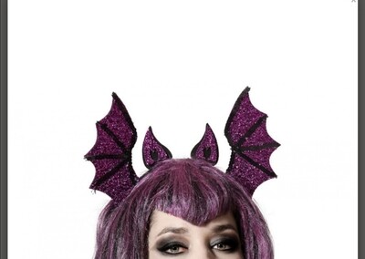 Serre-tête Halloween chauve-souris adulte 