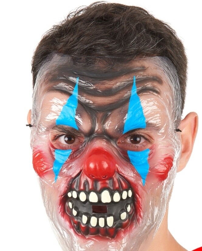 Masque clown effrayant adulte Halloween 