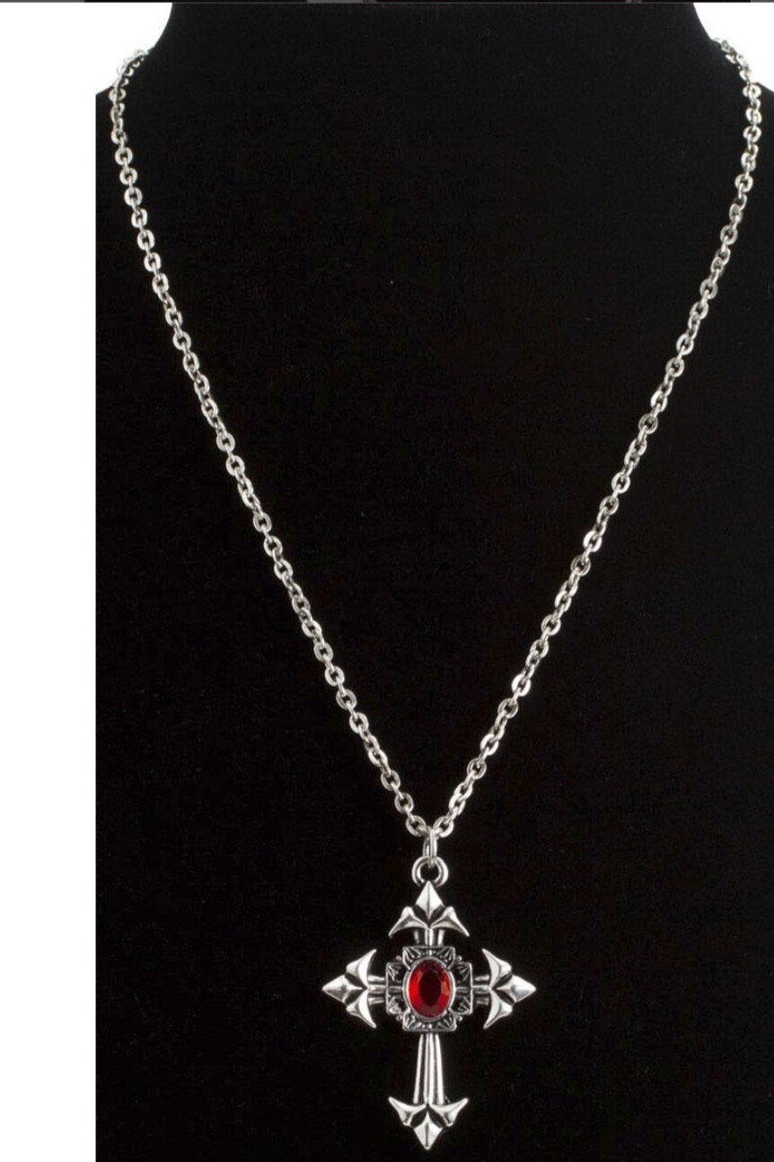 Collier vampire gothique adulte Halloween Widmann