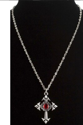 Collier vampire gothique adulte Halloween Widmann