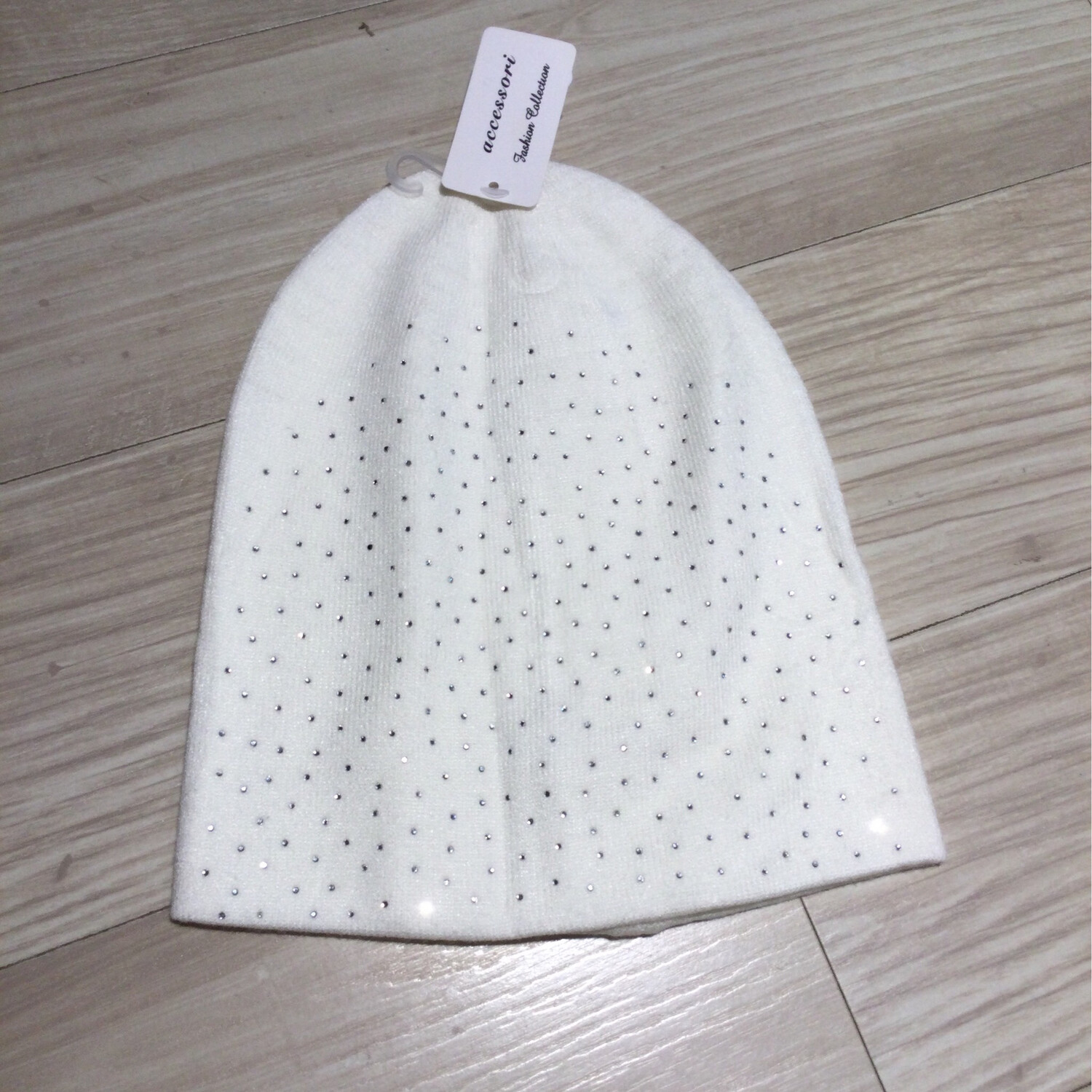 Bonnet hiver fille fashion collection , Couleur: Blanc