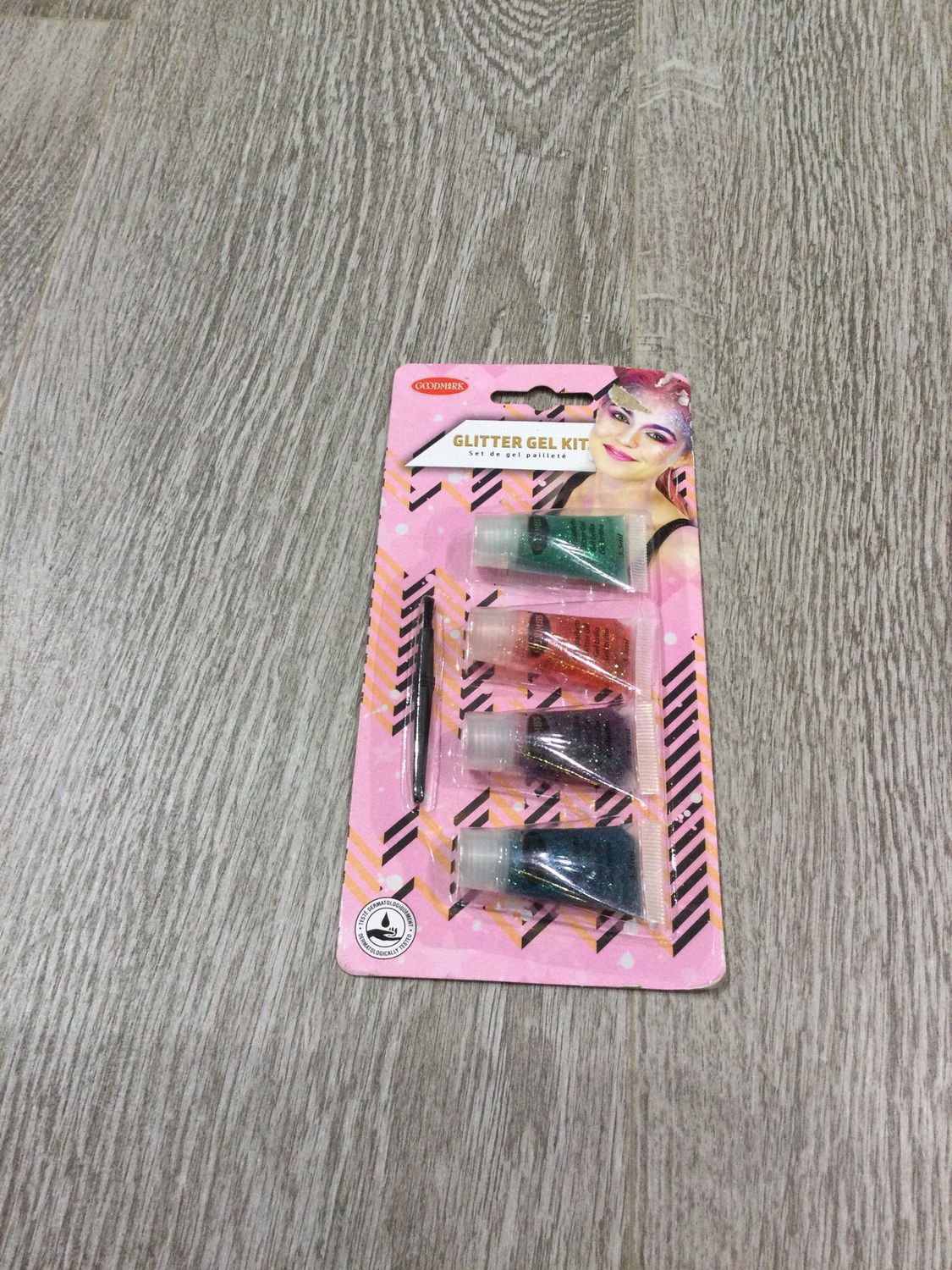 Maquillage kit gel pailleté goodmark 