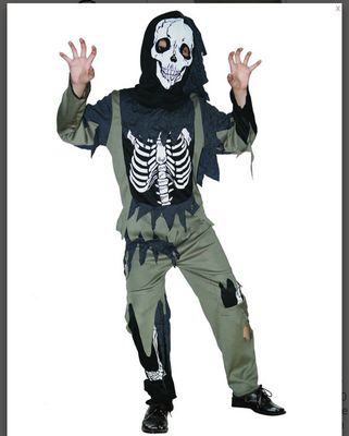 Déguisement Halloween squelette zombie