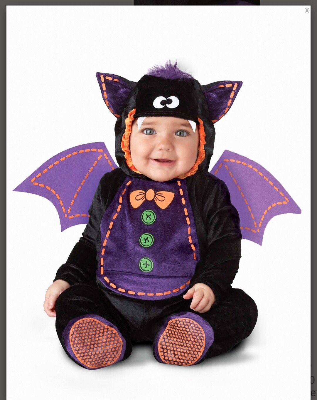 Déguisement chauve-souris bébé 