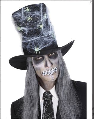 Chapeau toile d’araignée Halloween 