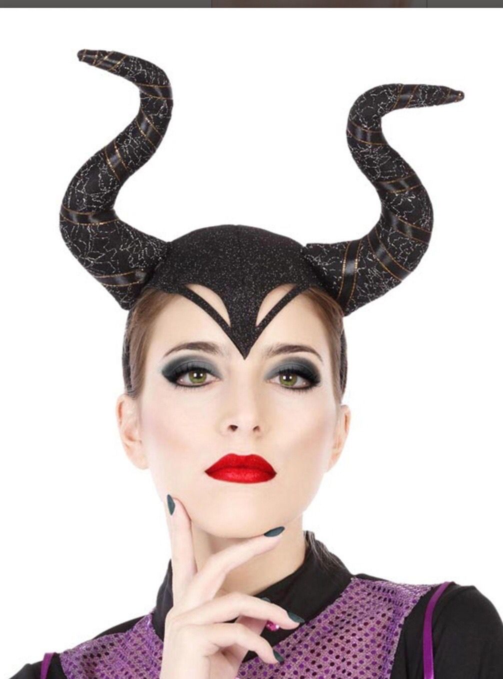 Serre-tête cornes Halloween 