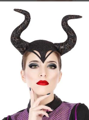 Serre-tête cornes Halloween 