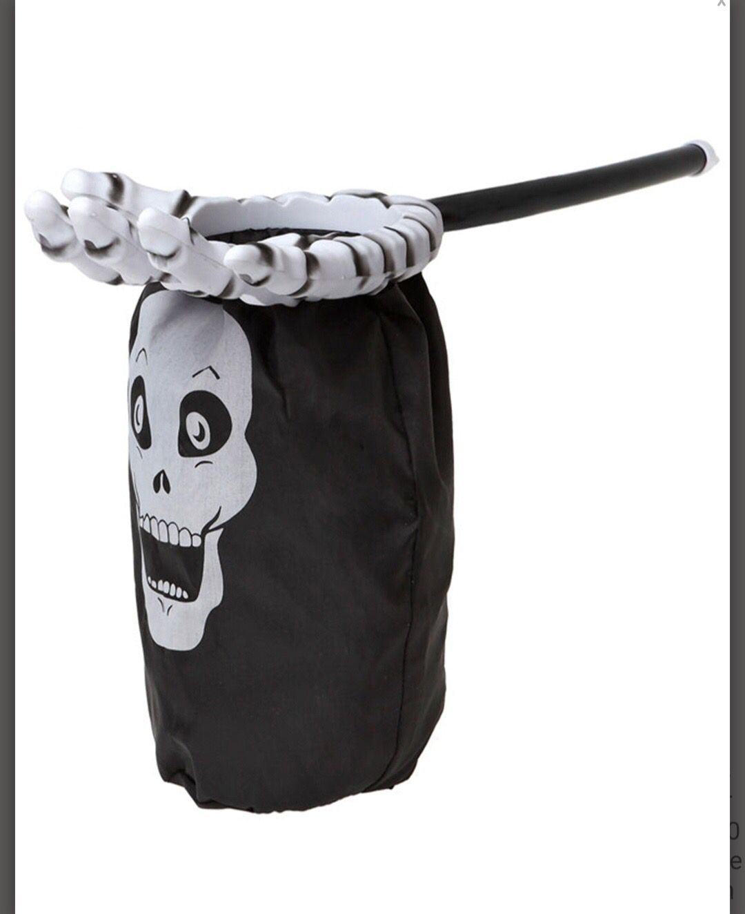 Sac à bonbons squelette Halloween 