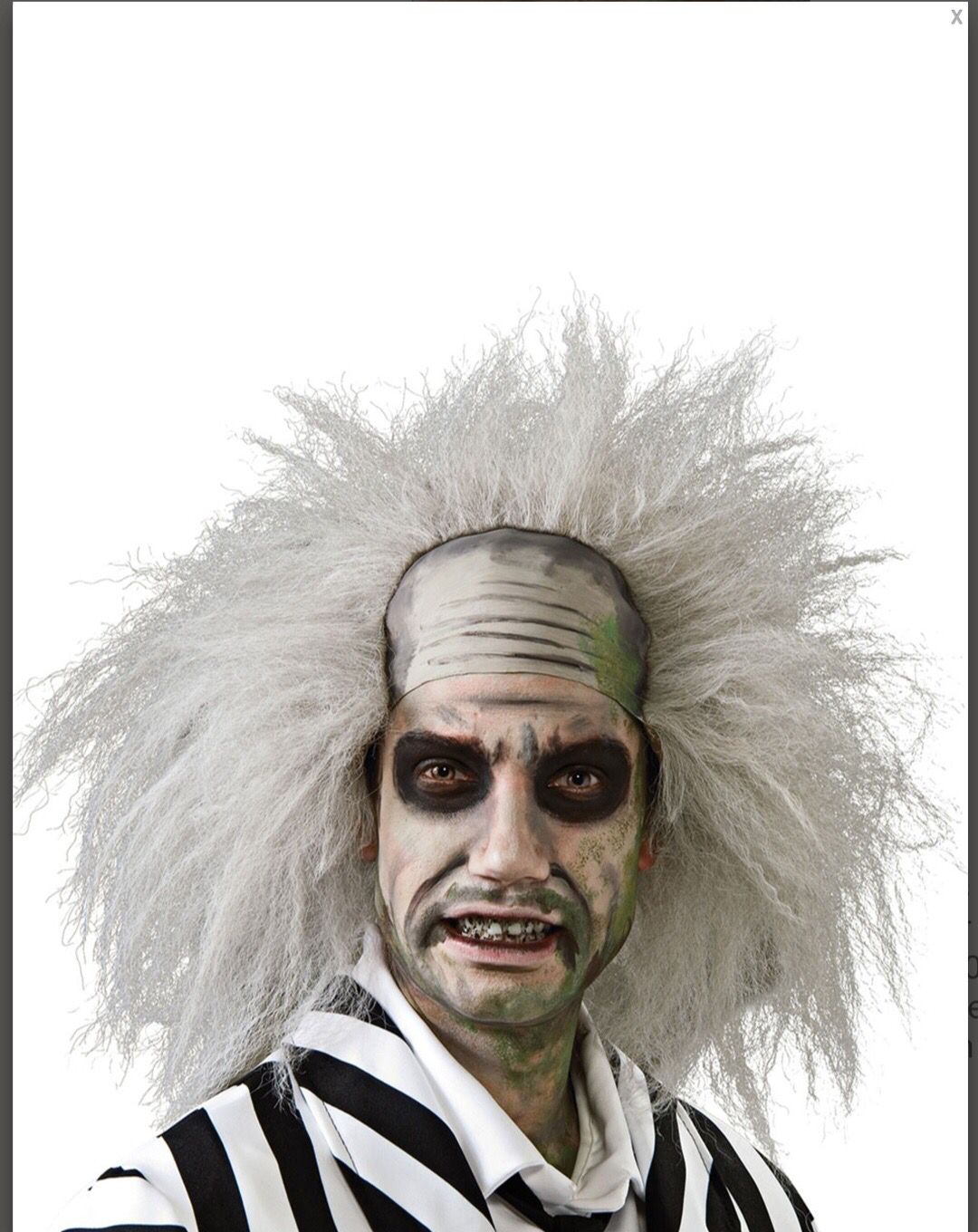 Perruque Beetlejuice adulte Halloween 