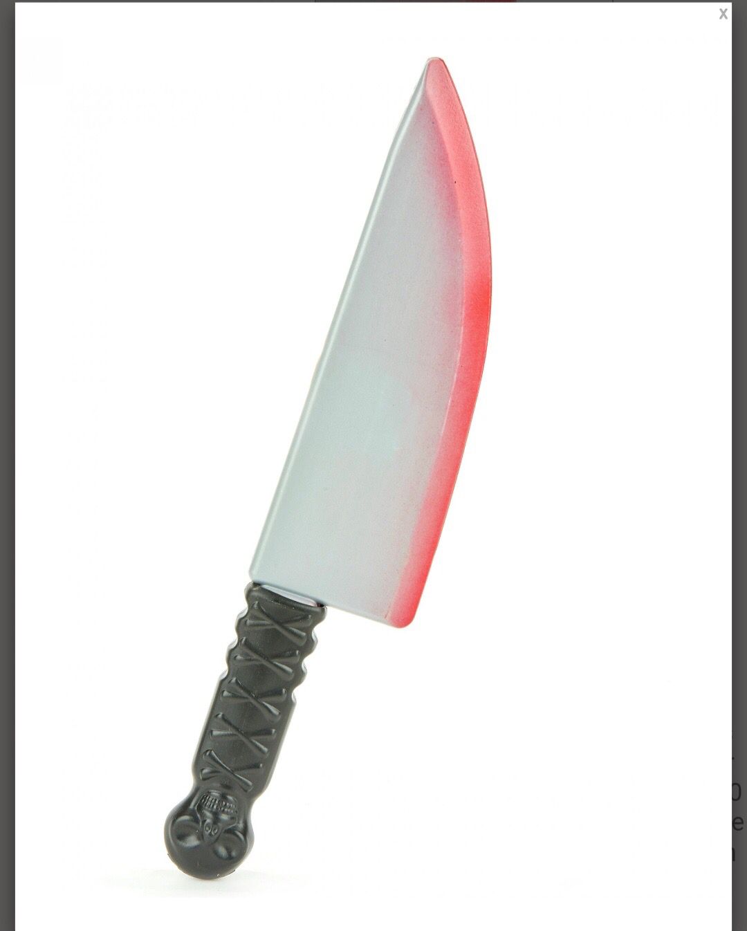 Couteau ensanglanté Halloween 