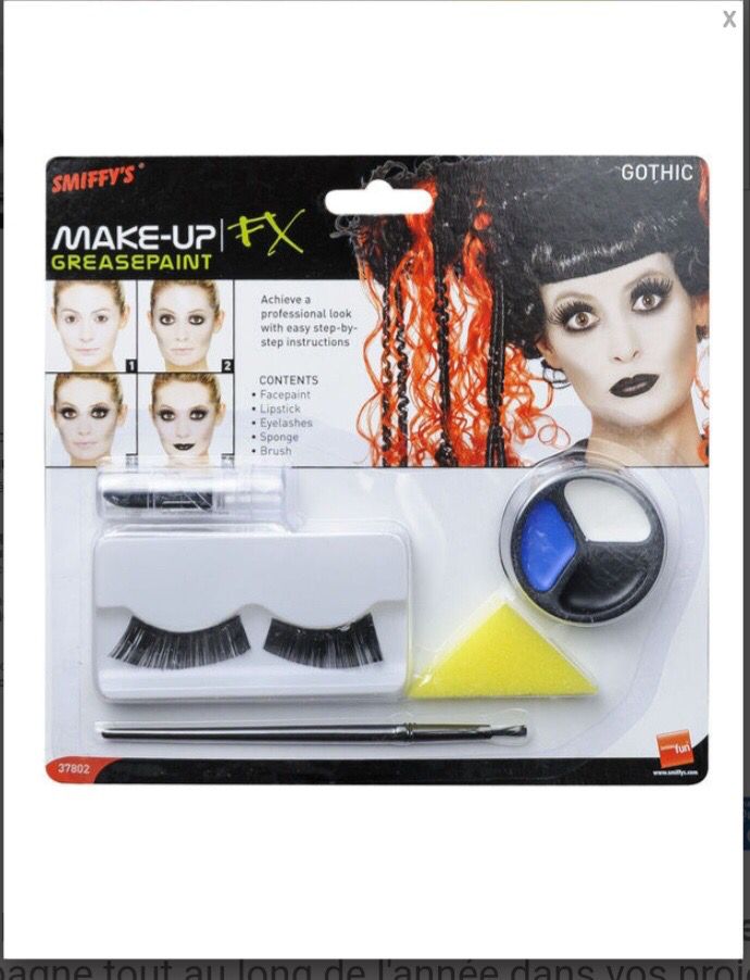 Maquillage gothique Halloween 