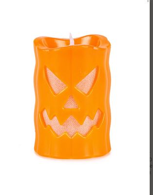 Bougie LED citrouille Halloween 