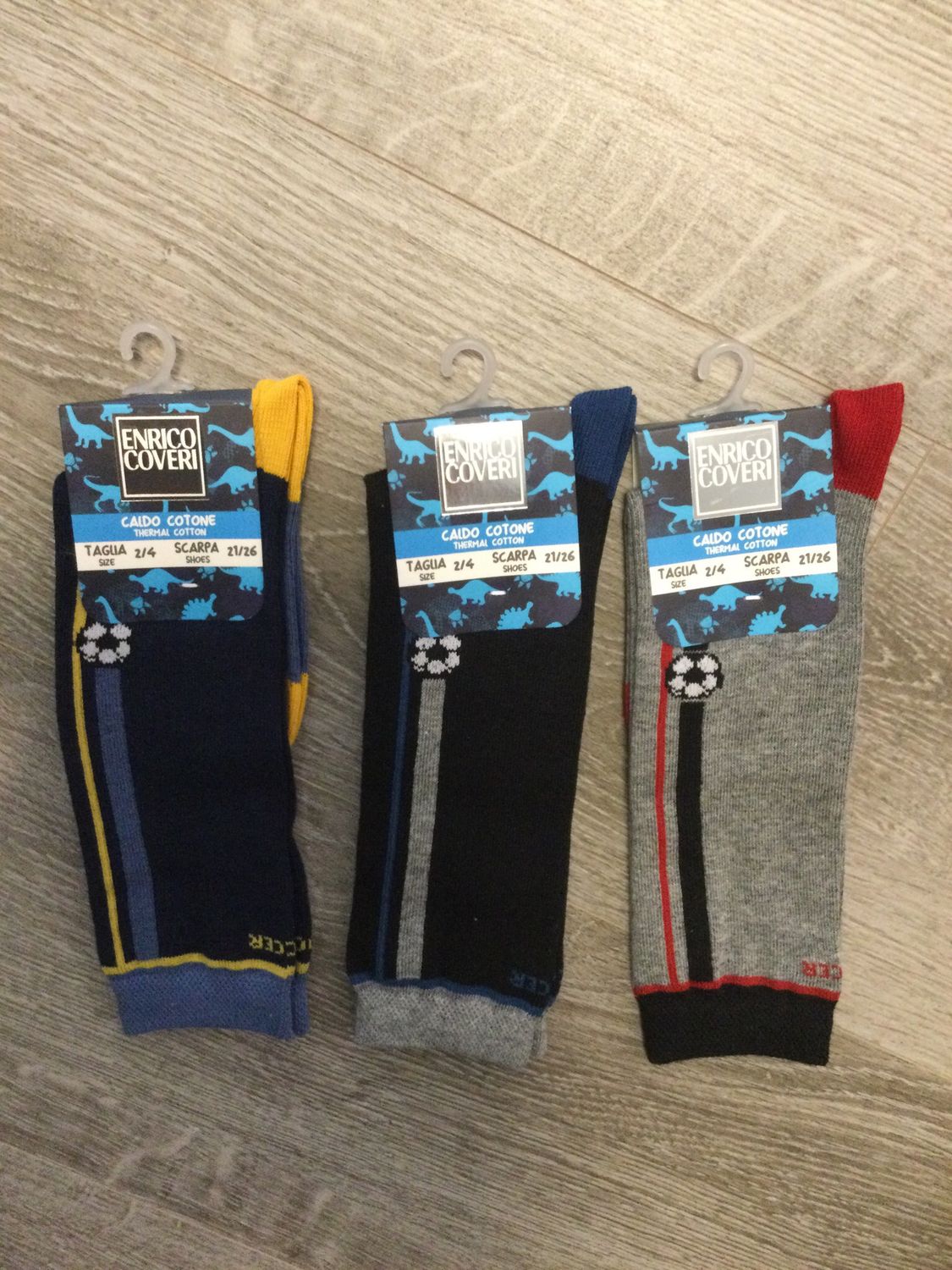 Chaussettes coton chaud enfant Enrico Coveri