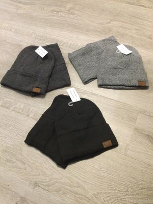 Ensemble bonnet et tour de cou homme Emma Collection 