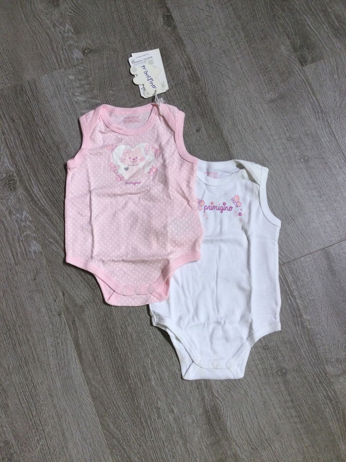 body sans manches fille rose primigi