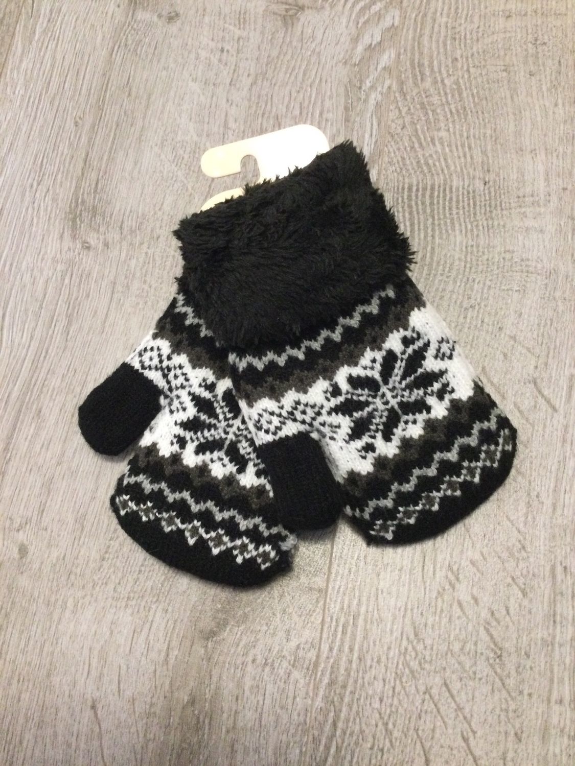 Moufles enfant Peigile, Couleur: Noir