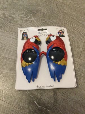 Lunettes perroquet Carnaval 