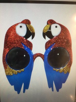 Lunettes perroquet Carnaval 