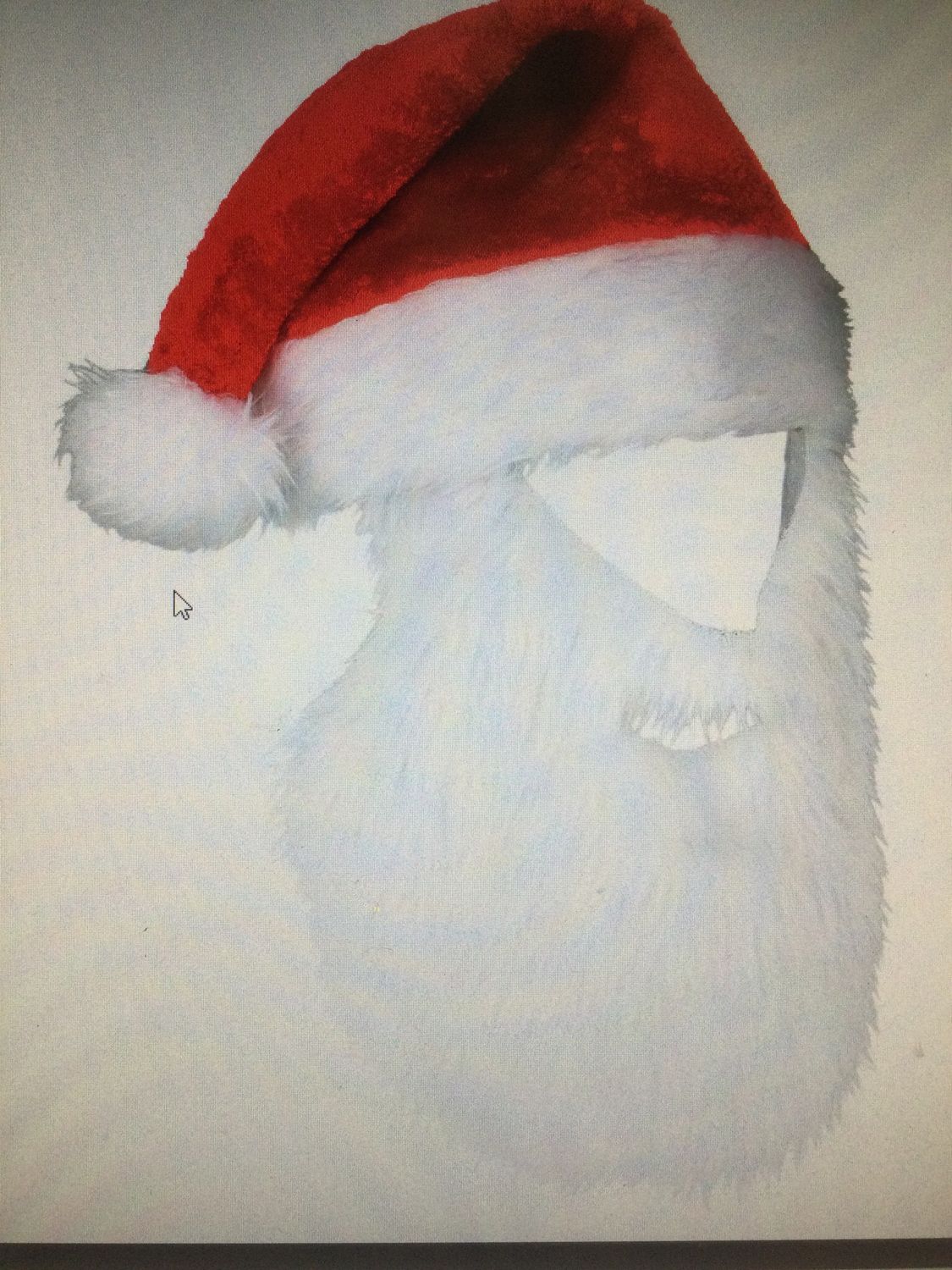 Bonnet Père Noël avec barbe 