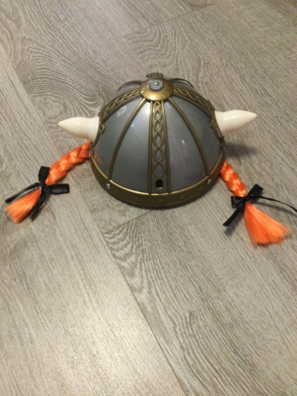 Casque viking avec tresses Carnaval 