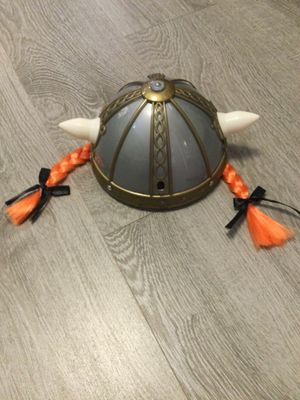 Casque viking avec tresses Carnaval 